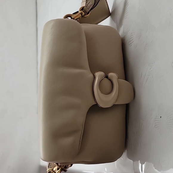 Coach Pillow Tabby Shoulder Crossbody Bag In Soft Cream - Picture 9 of 13